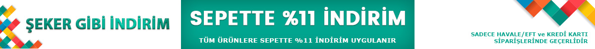 Tüm Ürünlerde Sepette Ek 11% İndirim Fırsatı