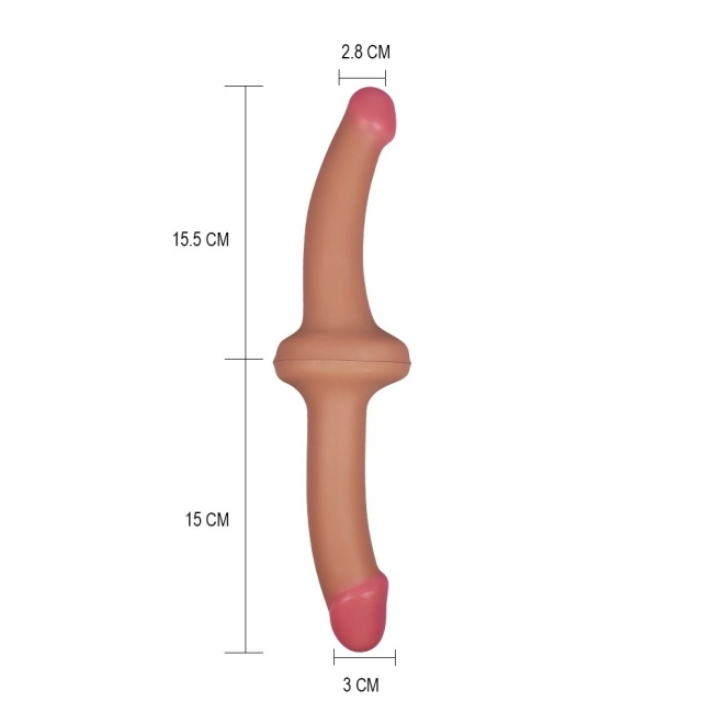 Lovetoy Holy Dong 31 Cm Çift Taraflı Lezbiyen Penis Dildo