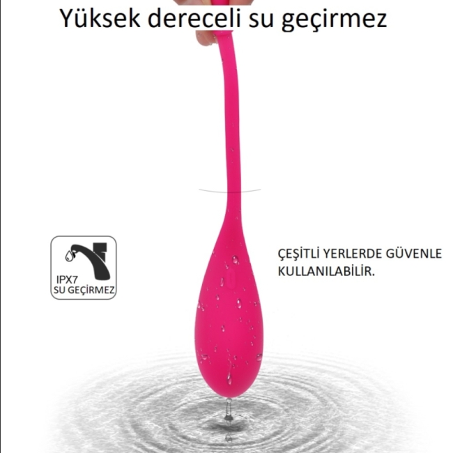 Ruby 9 Modlu Titreşimli Kumandalı Giyilebilen Şarjlı Vibratör