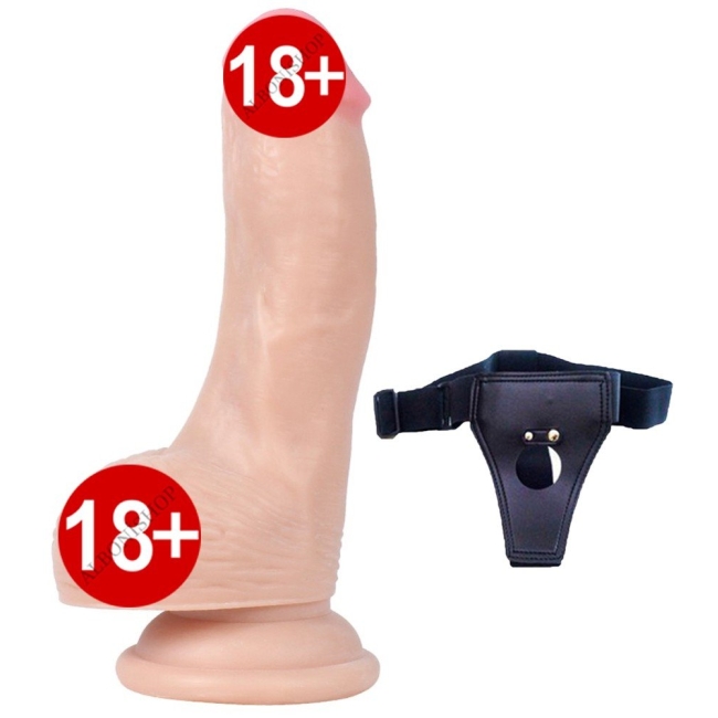 Andrew 16 Cm Kemerli Anal Vajinal Strap On Penis