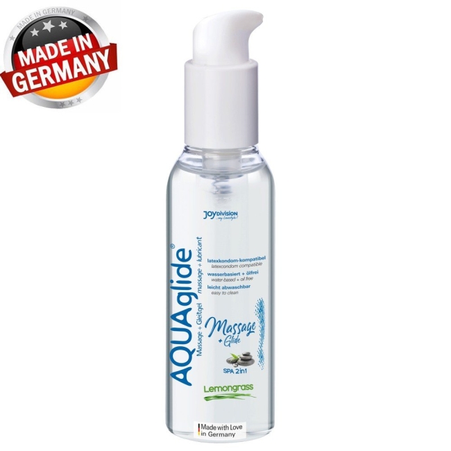 AQUAglide Masaj + Kayganlaştırıcı Lemongrass 200 Ml Made İn Germany