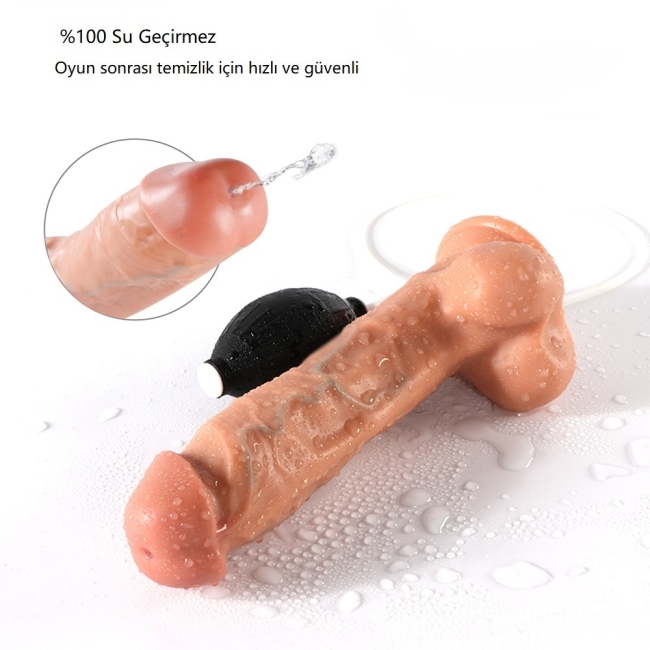 Arnold 25 Cm Orgazm Olabilen Damarlı Realistik Penis
