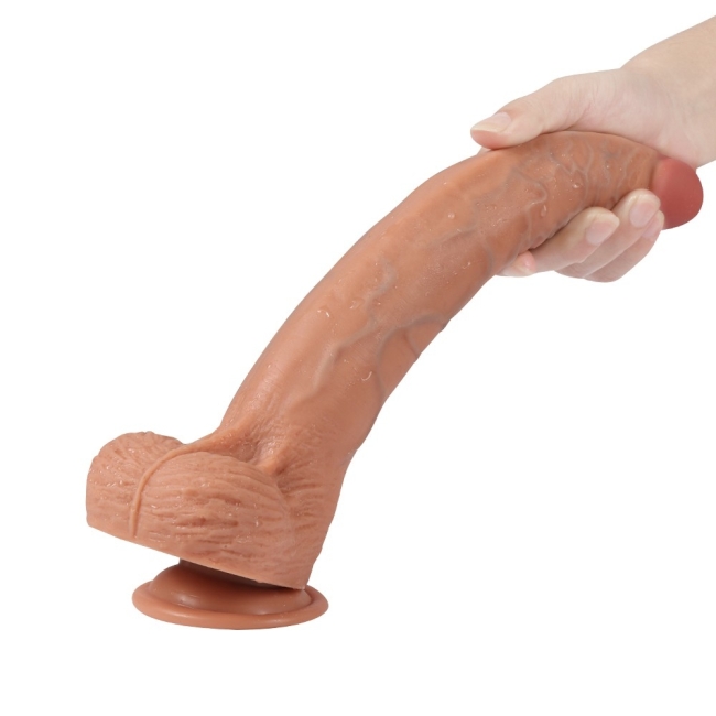 Bart 30 Cm Çift Katmanlı Ultra Yumuşak Belden Bağlamalı Realistik Dildo