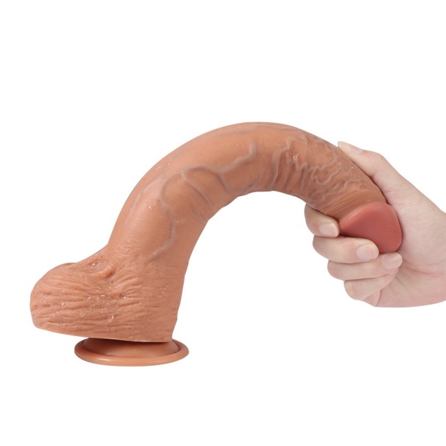 Bart 30 Cm Çift Katmanlı Ultra Yumuşak Belden Bağlamalı Realistik Dildo