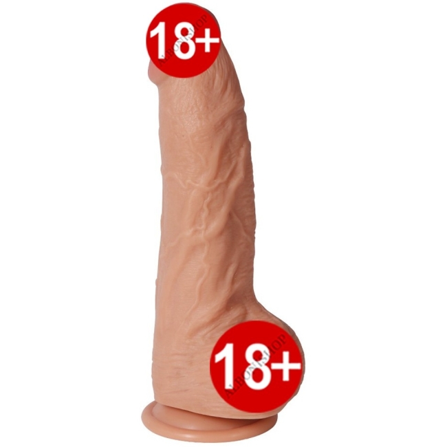 Berton Ultra Gerçekçi Yumuşak Çift Katmanlı 23 Cm Realistik Penis