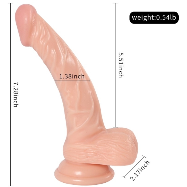 Bonilove 18.5 Cm Esnek Ve Bükülebilir Yumuşak Dokulu Realistik Penis