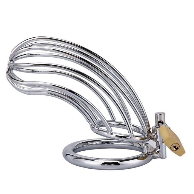 Bonilove Metal Chastity Cage Fetiş Kilitli Penis Kafesi