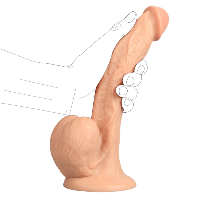 Byon Belden Bağlamalı Büyük Boy 27 Cm Kemerli Realistik Dildo