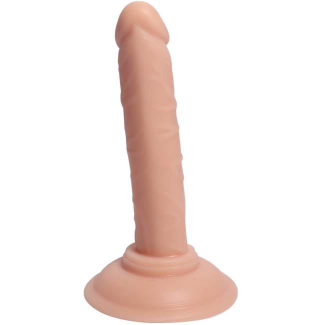 Dildo Series Anal ve Vajinal Yumuşak Dokulu 14 Cm Takma Penis