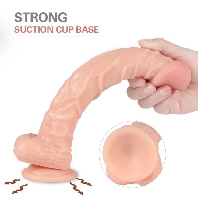 Dildo Series Knight 25 Cm Belden Bağlamalı Dev Penis