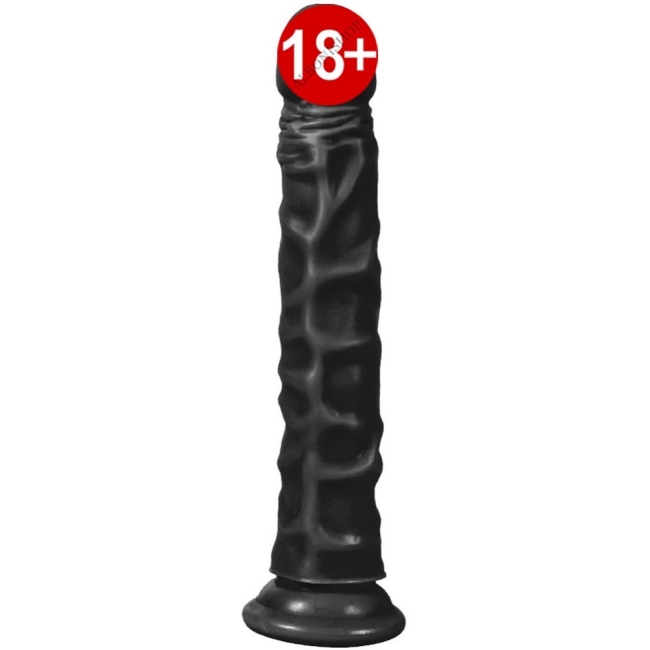 Dildo Series Siyah Iron 24 Cm Esnek  Realistik Penis Dildo