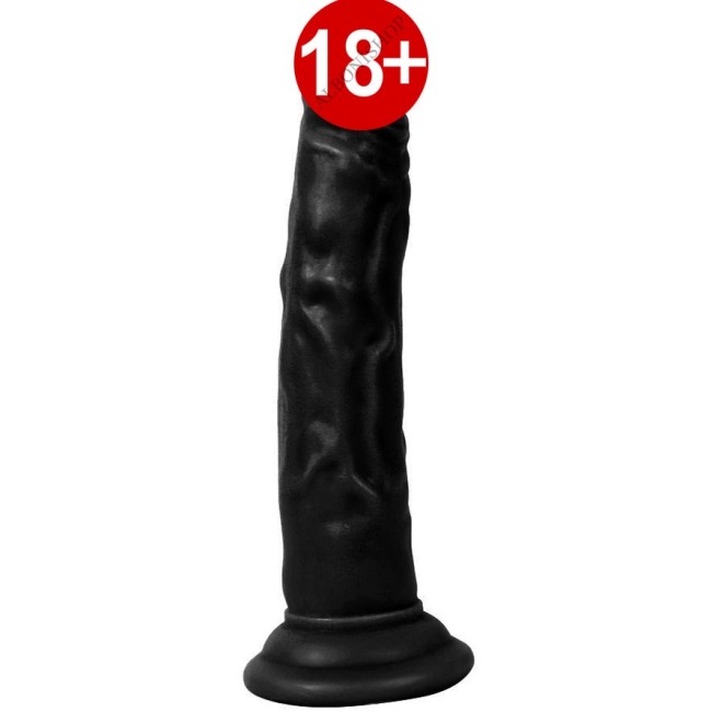 Dildo Series Siyah Naruto 19 Cm Esnek  Realistik Penis Dildo