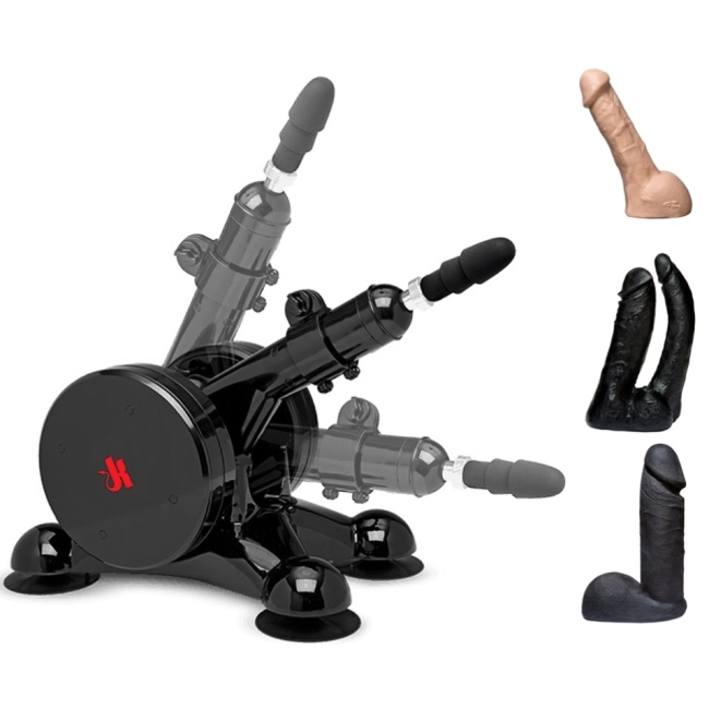 Doc Johson Fucking Machine + Doc Johson 3 Farklı Realistik Penis Dildo