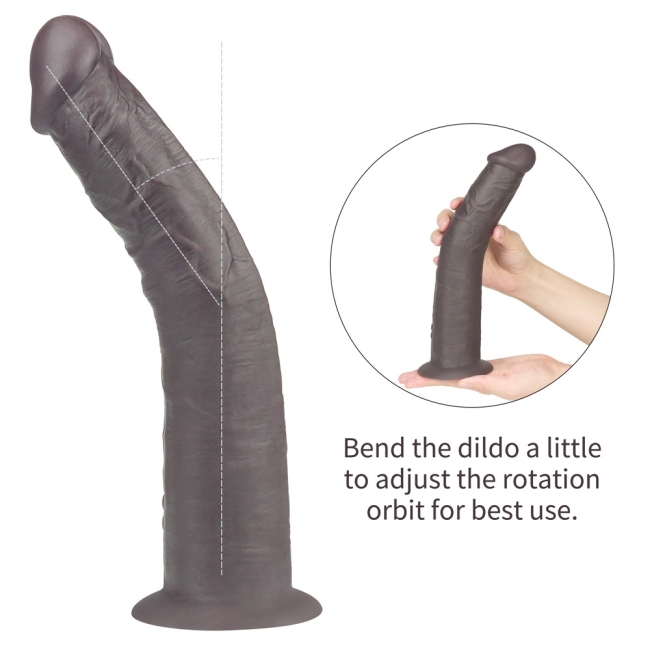 Dual Layer Platinyum 25 Cm Silikon Kumandalı Şarjlı Dönebilen Titreşimli Penis