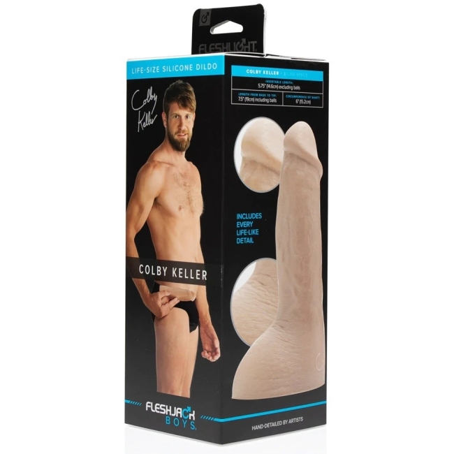 Fleshlight Fleshjack Boys Colby Keller 19 Cm Realistik Penis Dildo