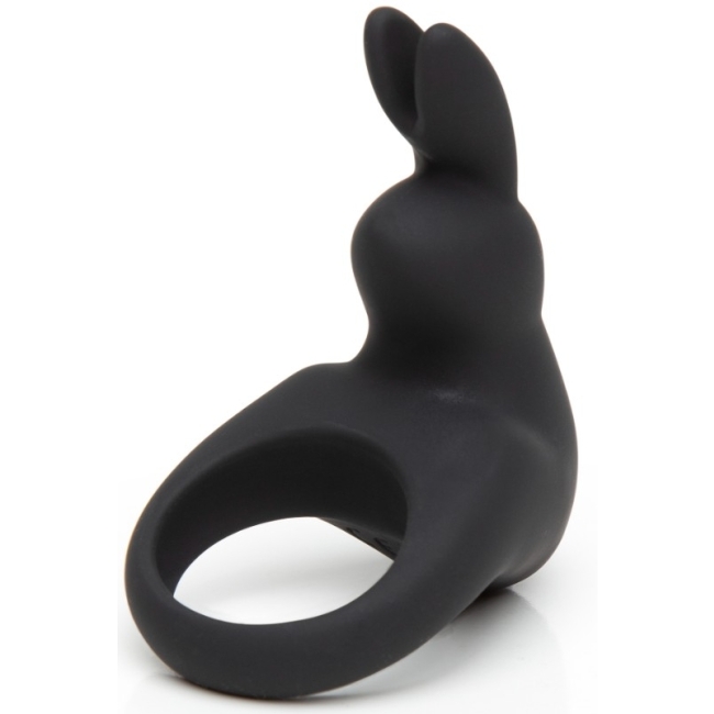 Happy Rabbit - Cock Ring Klitoris Uyarıcı Titreşimli Siyah Penis Halkası