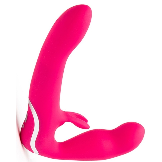 Happy Rabbit Strapless Strap-On Rabbit Pembe Vibratör