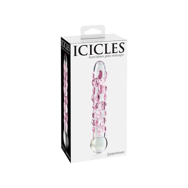 Icicles No. 7 Glass Dual Ended Cam Dildo