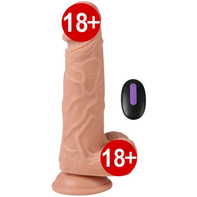 Kumandalı 20 Farklı Titreşimli 21 Damarlı Realistik Penis 