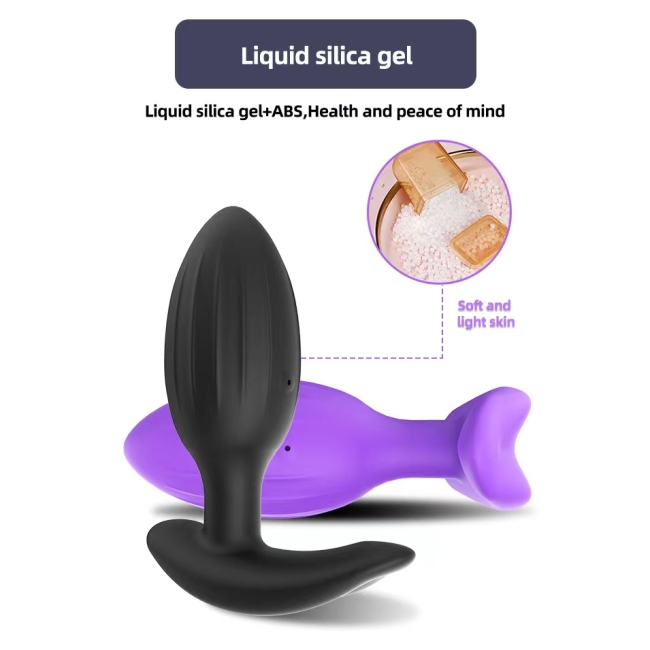 Lange Titreşimli Kumandalı Şarjlı Su Geçirmez Anal Vibratör Plug