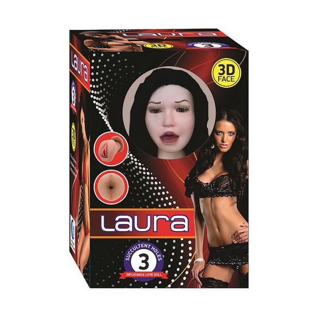 Laura Realistic Sex Doll Gerçekci 3d Titreşimli Şişme Bebek