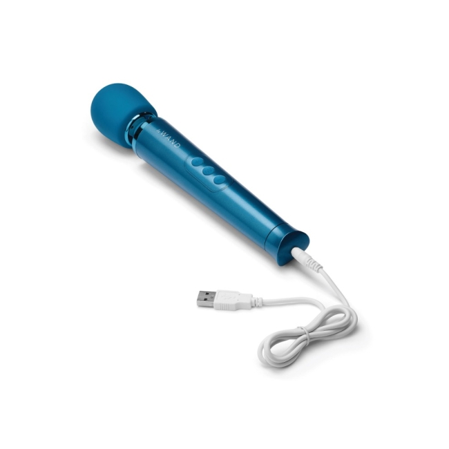 Le Wand - Petite Rechargeable Vibrating Massager Blue Masaj Aleti