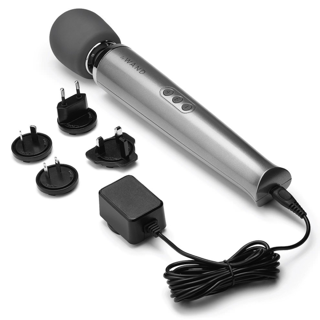 Le Wand - Rechargeable Massager Gri Şarjlı Masaj Aleti Vibratör