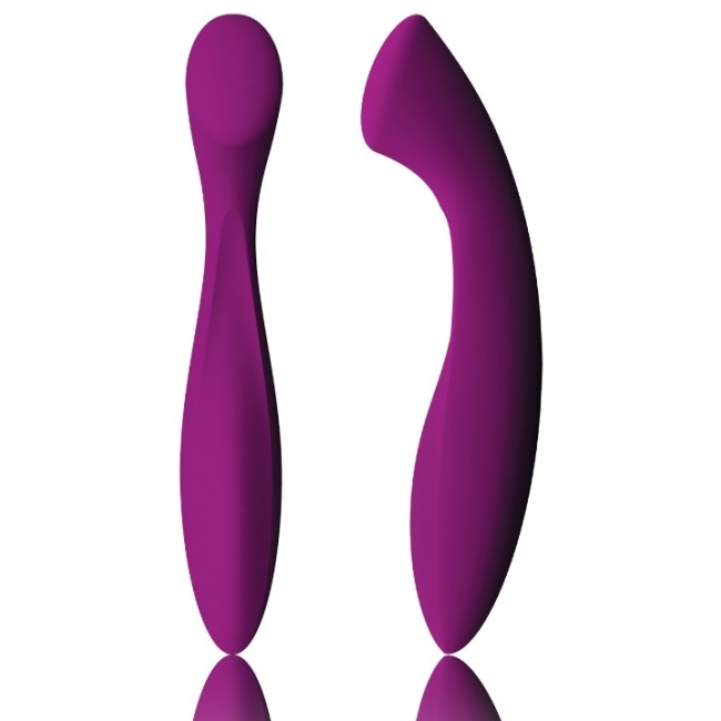 Lelo Ella Deep Rose G-Bölgesi Özel Titreşimsiz Dildo Vibratör