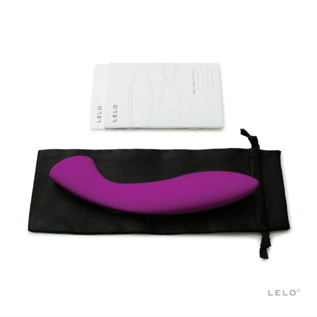 Lelo Ella Deep Rose G-Bölgesi Özel Titreşimsiz Dildo Vibratör