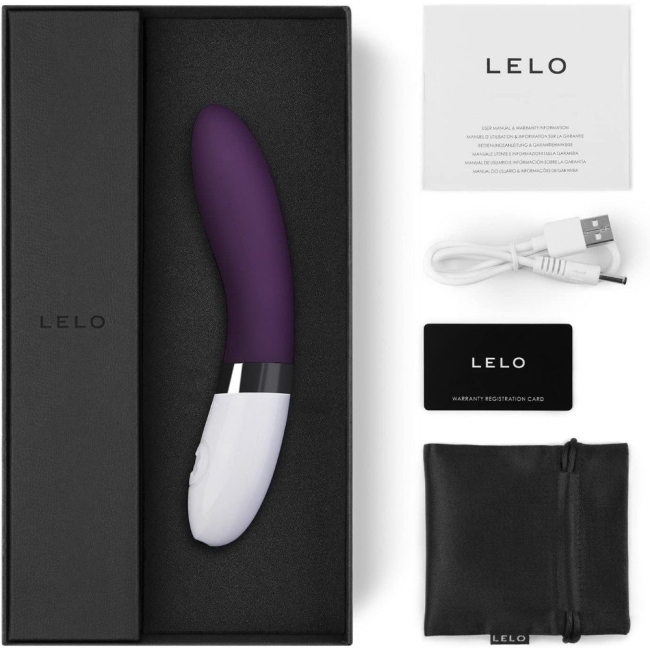 Lelo Liv 2 Plum G-Bölgesi & Klitoris Masaj Vibratör