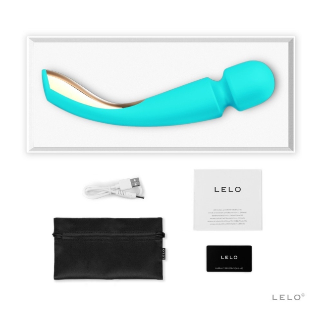 Lelo Smart Wand 2 Medium Ocean Blue Orta Boy Çok Güçlü Masaj Aleti