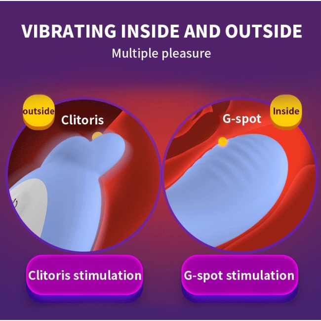 Leten 7 Titreşim Modlu Giyilebilen Kumandalı G-Bölgesi ve Klitoris Uyarıcı Vibratör