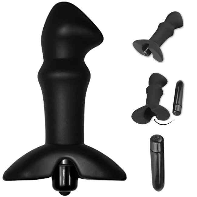 Lovetoy 10 Modlu Titreşimli Silikon Prostat Anal Plug-LV2602