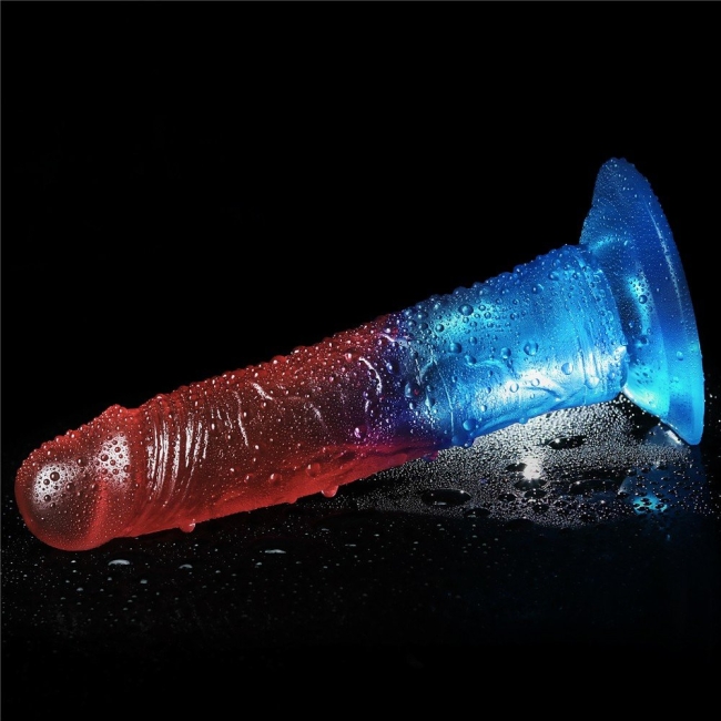 Lovetoy Çift Renkli Ultra Yumuşak 17 Cm Jel Dildo