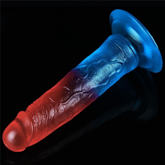 Lovetoy Çift Renkli Ultra Yumuşak 17 Cm Jel Dildo