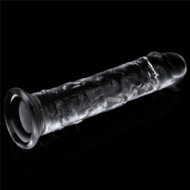 Lovetoy Flawless Clear Anal ve Vajinal 18 Cm Yumuşak Şeffaf Jel Dildo