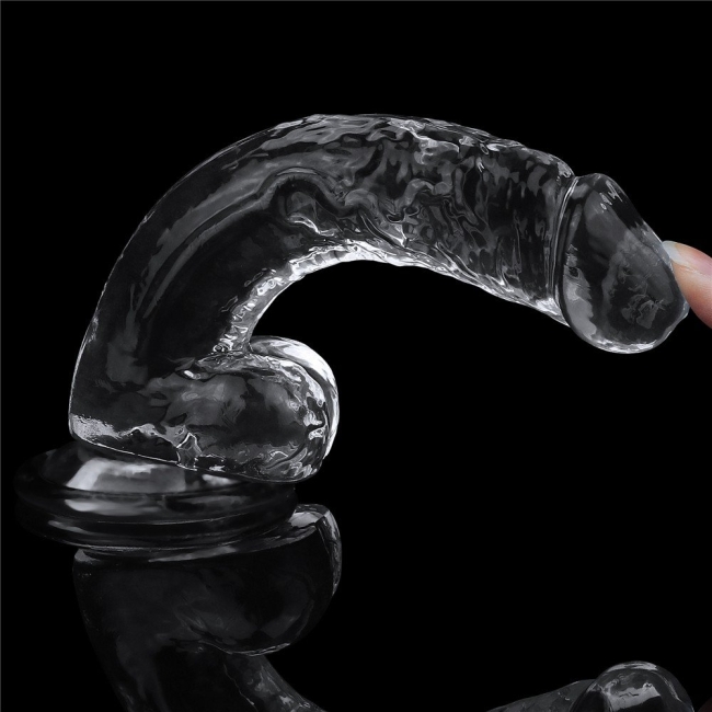 Lovetoy Flawless Clear 19 Cm Yumuşak Şeffaf Jel Dildo	