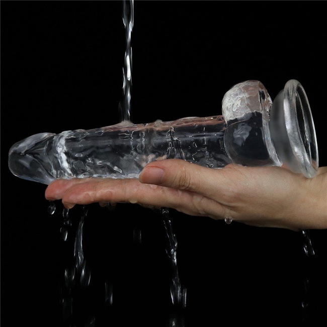 Lovetoy Flawless Clear 19 Cm Yumuşak Şeffaf Jel Dildo	