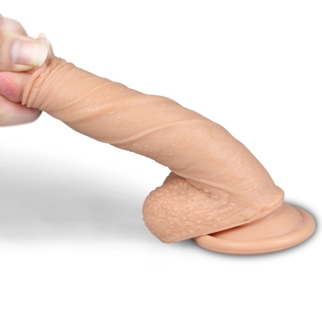 Ultra Yumuşak Silikon Serisi Özel Çift Katmanlı 18 Cm Takma Penis