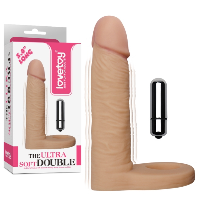 Lovetoy The Ultra Soft Yumuşak Titreşimli Anal 15 cm Halkalı Anal Penis