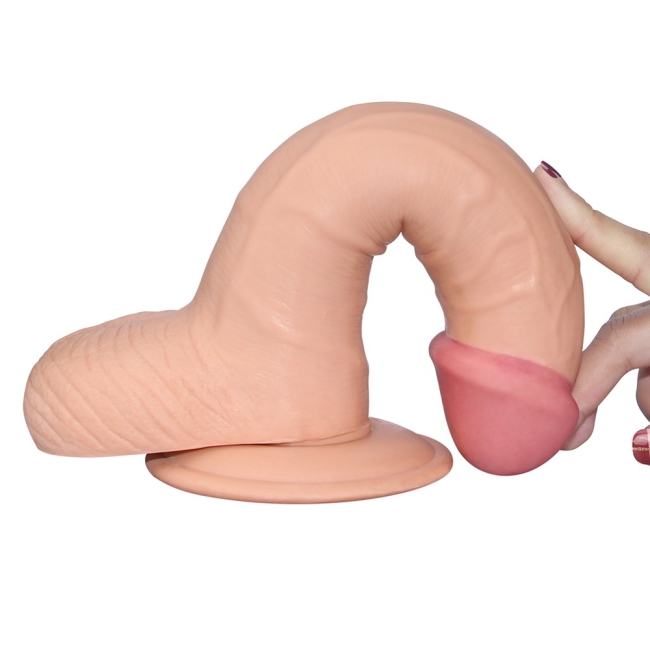 Love Toy Yeni Nesil Ultra Yumuşak Özel Dokulu 21 Cm Realistik Penis-1085