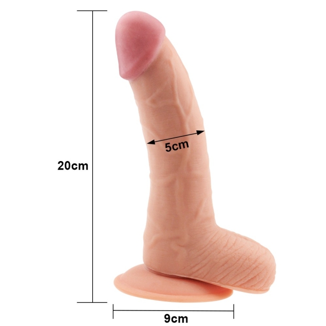 Love Toy Yeni Nesil Ultra Yumuşak Özel Dokulu 21 Cm Realistik Penis-1085