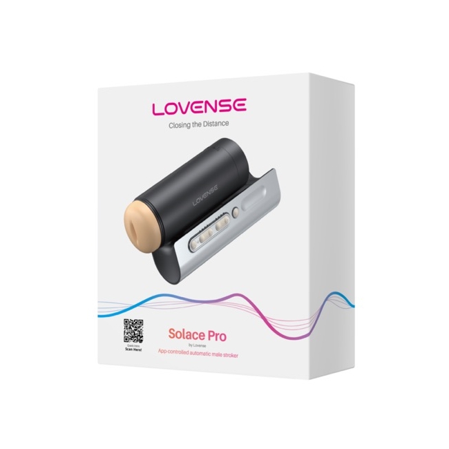 Lovense  App Kontrol Solace Pro Automatic Thrusting Masturbator Black