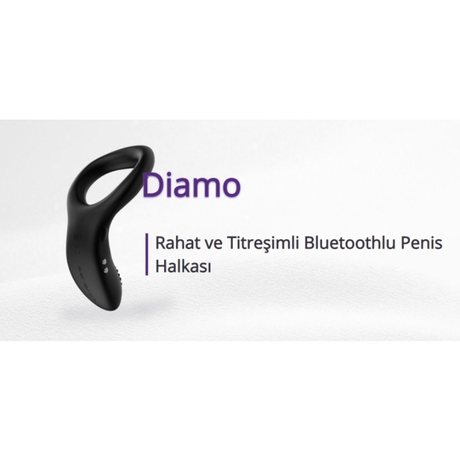 Lovense Diamo Akıllı Telefon Uyumlu Titreşimli Penis Halkası