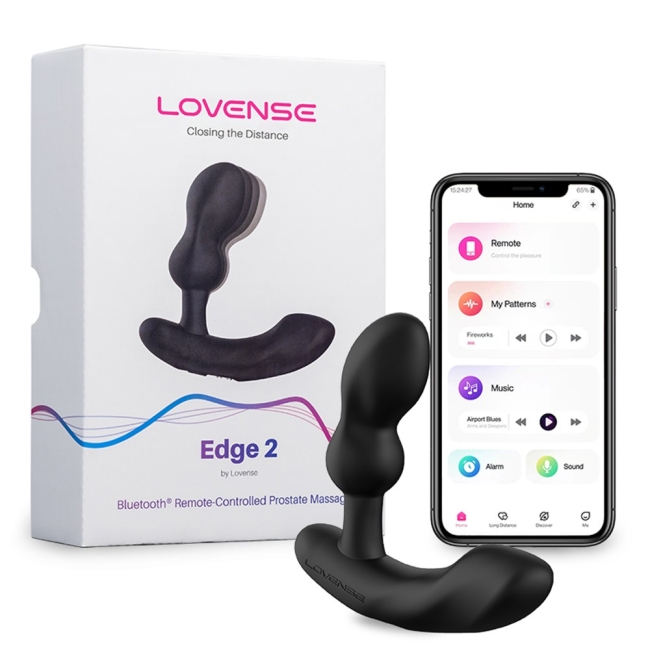 Lovense Edge 2 Telefon Kontrollü Geliştirilmiş Yeni Nesil Prostat Masaj Vibratörü