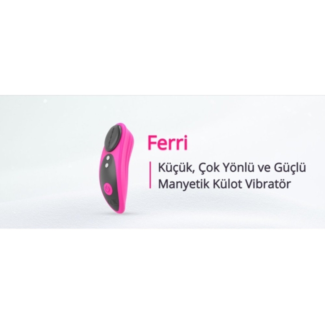 Lovense Ferri Telefon Kontrollü Her Yerden Kontrol Edilebilen Giyilebilir Mini Vibratör