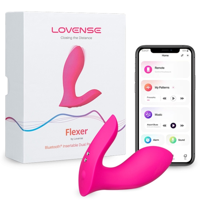 Lovense Flexer Telefon kontrollü Giyilebilir Hareketli Vibratör