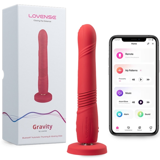 Lovense Gravity Telefon Kontrollü İleri Geri Hareketli&Titreşimli Vibratör