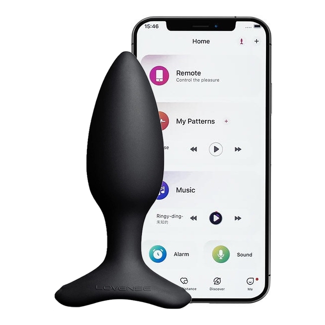 Lovense Hush 2 Akıllı Telefon Kontrollü 1.5 İnch Anal Plug