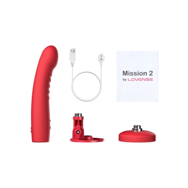 Lovense Mission 2 App Kotnrol Titreşim Vantuzlu Touch Sense Vibratör